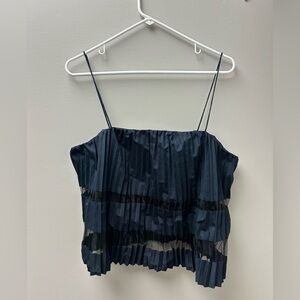 Club Monaco Sunburst Navy Blue Tank